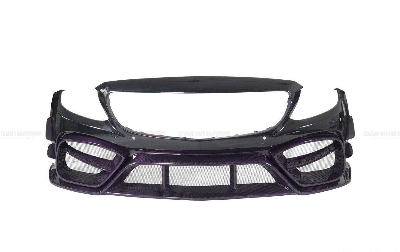 2015-2021 Mercedes W205 C63S Coupe IMP Carbon Fiber Front Bumper